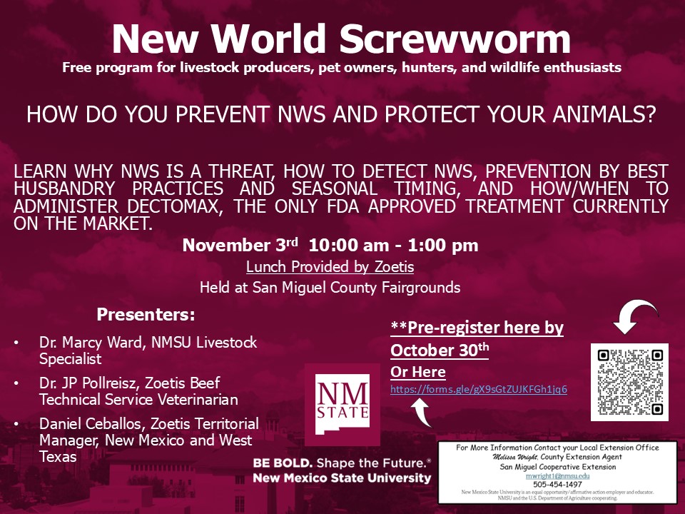 Screwworm flyer